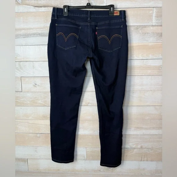 Levi’s 524 Skinny Jeans in Dark Indigo Women’s Size 13 - Picture 4 of 6
